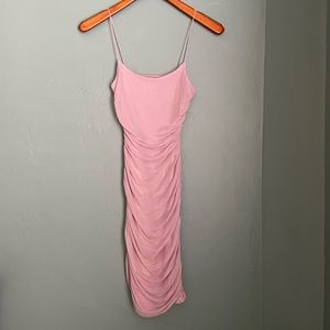 Forever 21 Knit Mini Dress with Ruching Size Small